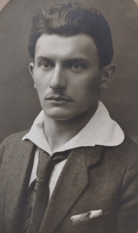 Composer Kajetán Tichý, the witness' grandfather