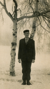 Ladislav Petrželka ve Vysoké Jedli, 1956