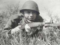 During training, Bratislava - Kuchajda, 1943