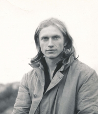 Při práci na železnici v Praze, 1980