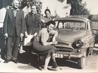 Ľudovít's father, mother and her two sisters, 1960s