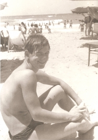 Během návštěvy otce, Bejrút, 1966