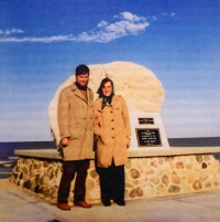 Olga s manželem v Kanadě