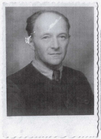 František Schnurmacher in a portrait	