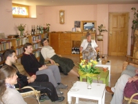 Eliška doma slaví narozeniny s přáteli a kolegy, Zahrádky, 2014