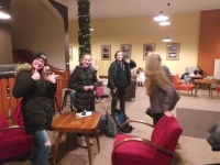 Žákovský tým je připraven k natáčení rozhovoru