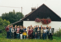 Jeden z každoročních srazů rodiny Bubeníkových, Rájov, 2001.