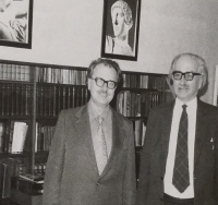 Pan Ulbrecht v roce 1978 (vlevo)