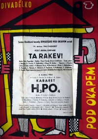 Plakát Divadélka Pod okapem / jaro 1962
