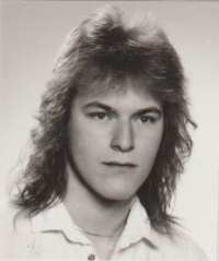 Jaroslav Janota, shortly before basic military training, 1991. 
