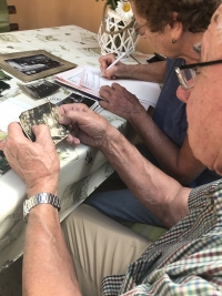 Evžen Švihlík při natáčení, červenec 2020