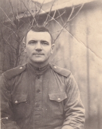 Otec Evžena Josef Švihlík jako voják Rudé armády, rok 1944