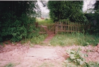 Místo, kde stával rodný dům Evžena Švihlíka