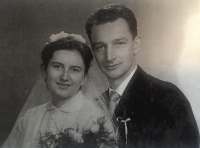 Wedding photograph of the Broučeks