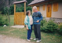 Alice Šmotková s manželem, 90. léta
