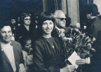 Promoce, 1974, Bratislava (vpravo strýc Viktor)