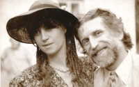 S Ivanem Havlem na Hrádečku, cca 1988
