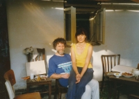 S Ivanem Havlem na Košíku, srpen 1989