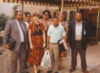 Při tréninku nově vznikajících politických stran v Johannesburgu, 1990