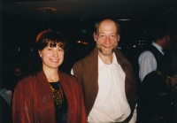 With Thor Heyerdahl in Koníček, 1998