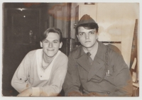 Jaroslav Janota during military service in Sered, autumn 1991.