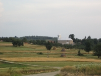 Kostel sv. Štefana v Gemelčičce v Rumunsku v roce 2012