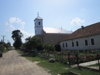 Kostel sv. Štefana v Gemelčičce v Rumunsku v roce 2012