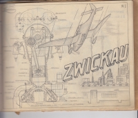 Obrázky, které Oldřich Kothbauer kreslil ve vězení své dceři Jitce