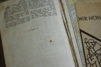 Poznámky v Bibli, kterou měl Oldřich Kothbauer s sebou ve vězení