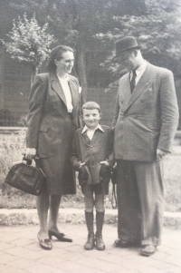 With his uncle and aunt in Bratislava