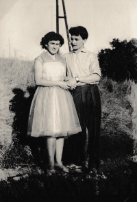 S budoucí manželkou Marií (1961)