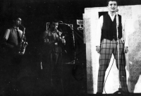 Luděk Nekuda / A cabaret performance 'Šlápoty' / Ostrava / the 1960s 