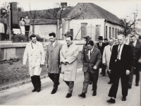 Hubert Hanika, Boris Žilenko a Josef Otisk, setkání v Hostěnicích, 1982