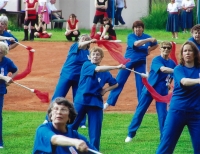 Jarmila, sokolská cvičenka, druhá řada, první zprava, Brandýs nad Labem 2008