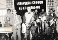František Mráz v kapele v roce 1961