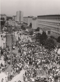 The Warsaw Pact Invasion, Kounicova Street, 21 August 1968, Brno 