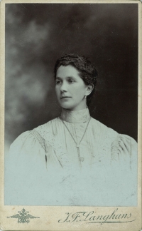 Jarmila's maternal grandmother Marie Novotná, née Krsová, around 1890
