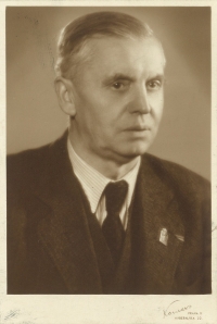 Vojtěch Král, the father of Jarmila, Prague 1947