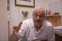 Anton Bartunek, recording the interview, 2019
