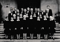 Choir from Chudobín in 1969