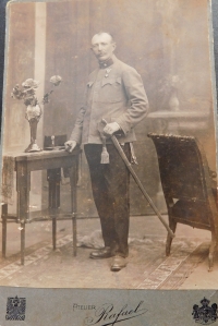 Dědeček Karel Homola v rakousko-uherské armádě v první světové válce