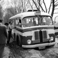 Český autobus Škoda / Čína / polovina 50. let