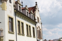Apartment on the first floor of the District House with facing windows to the Sázava River. The Gestapo raided Havel's apartment, overturned the closets, and turned the drawers. They were looking for documents that would convict Čeňek Havel of participation in the anti-Nazi resistance.