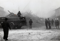 Demolice kostela Čtrnácti svatých pomocníků v Nýrsku, 26. ledna 1973