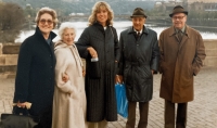 With parents in Prague, 1981