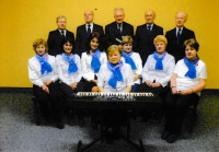 Litovelský soubor Koledníci v r. 2016. Vlastimil Nedoma vzadu uprostřed