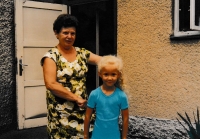 Wife Eva with granddaughter Marta (1992)