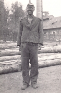 Milan Vaňura u PTP v květnu 1953