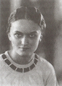 Oldřich´s stepsister Vlasta from the second marriage