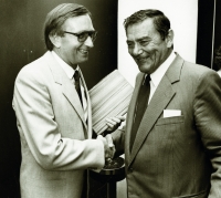 With Vladimír Mináč